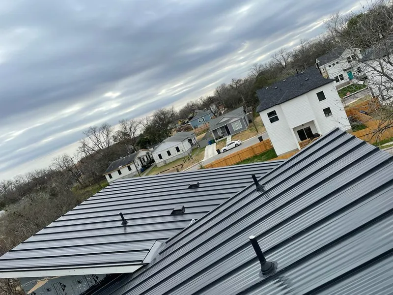 Standing seam metal roof panels with vents for Skylight Repair in Cheyenne